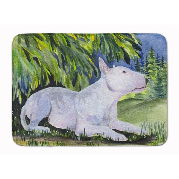 Carolines Treasures Bull Terrier Machine Washable Memory Foam Mat SS8266RUG - main